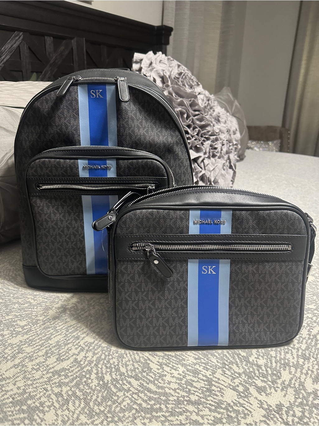 Michael Kors Hudson Commuter Backpack & Camera Bag (Sold As Set Only)